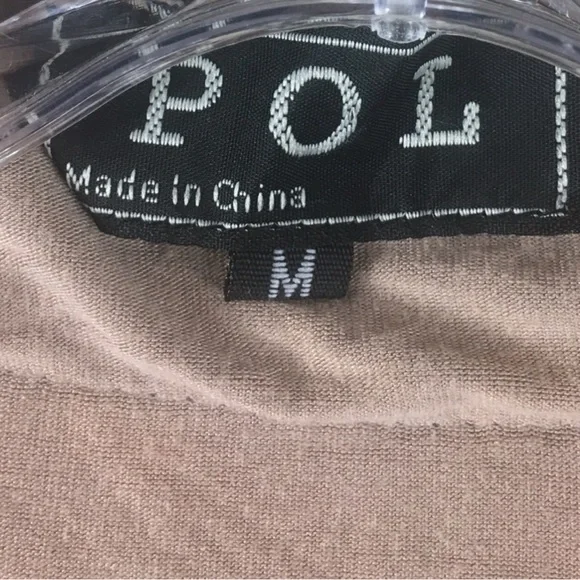 POL kimono sleeve open tan Aztec print open front cardigan western boho size M - Picture 4 of 8